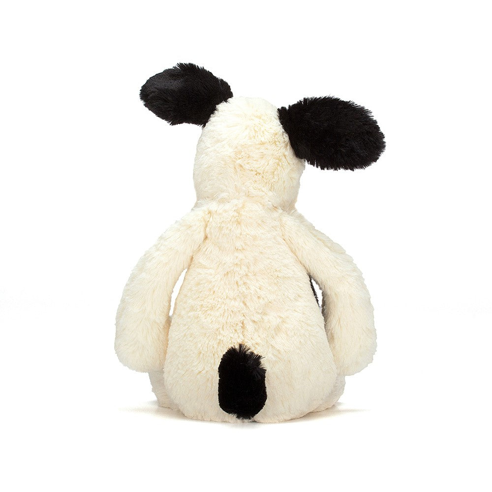 Jellycat Bashful Cream and Black Puppy