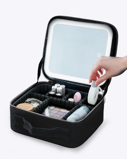 LED Travel Makeup Case with Mirror