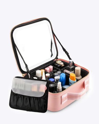 LED Travel Makeup Case with Mirror