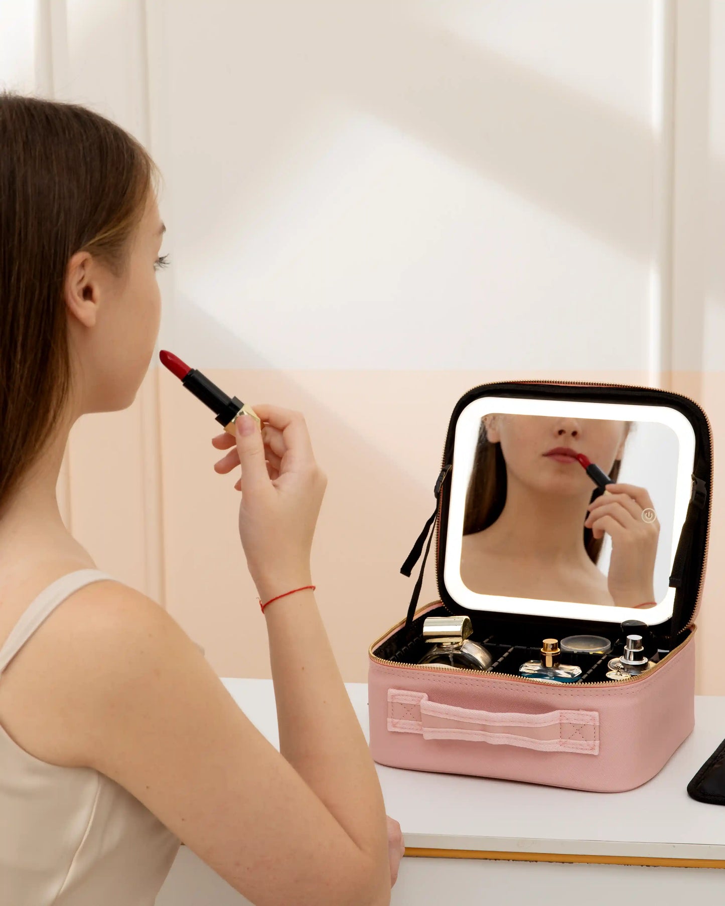 LED Travel Makeup Case with Mirror