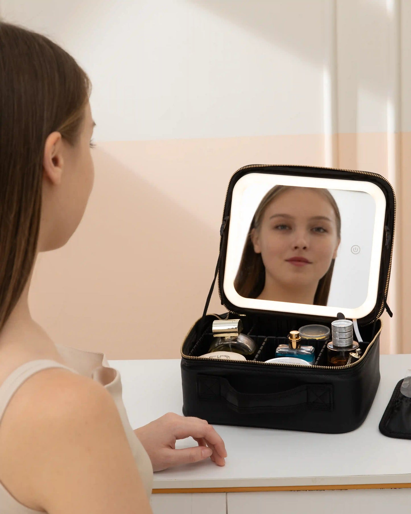 LED Travel Makeup Case with Mirror