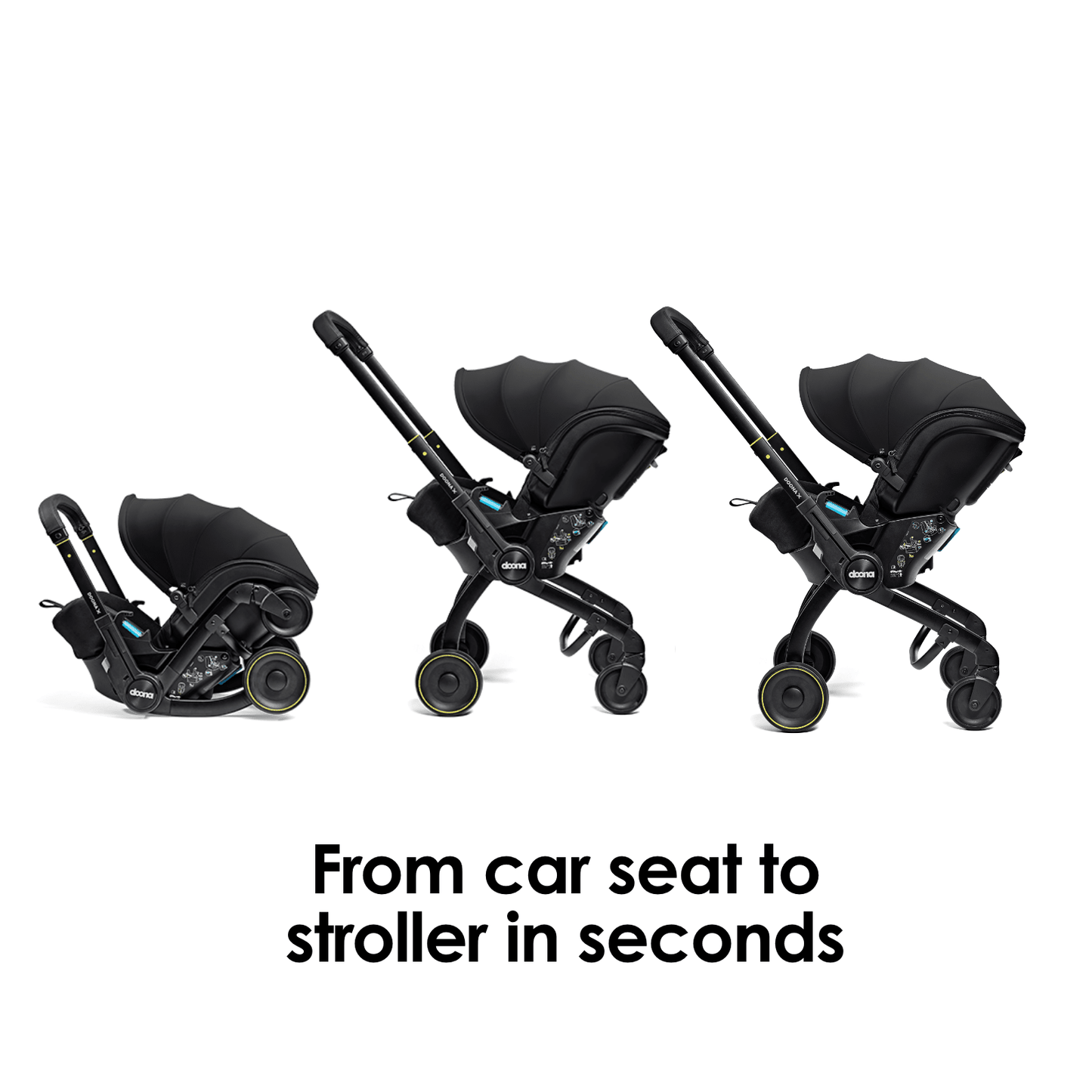 Doona X Car Seat & Stroller Nitro Black