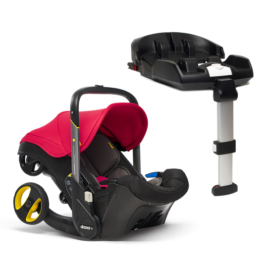 Doona+ Car Seat & ISOFIX Flame Red