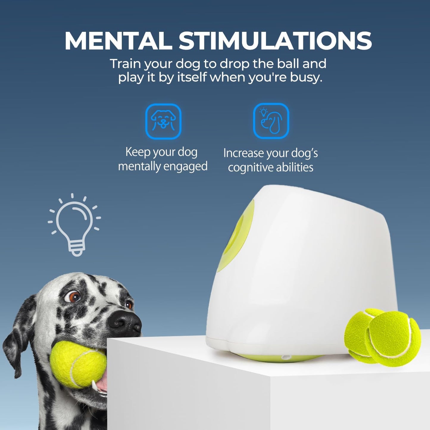 Automatic Dog Ball Launcher Interactive Thrower